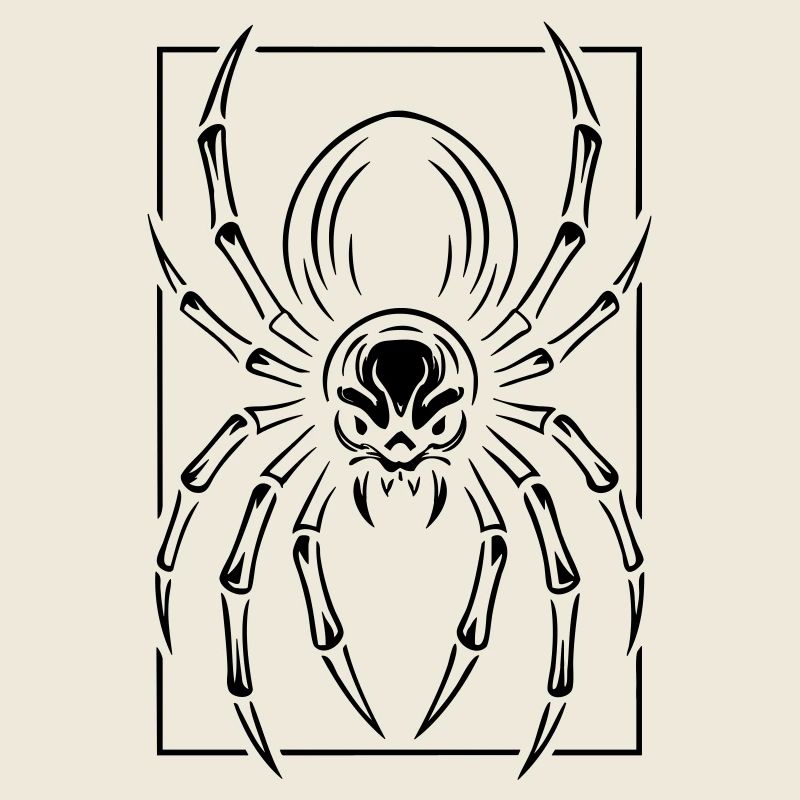 Stylized spider