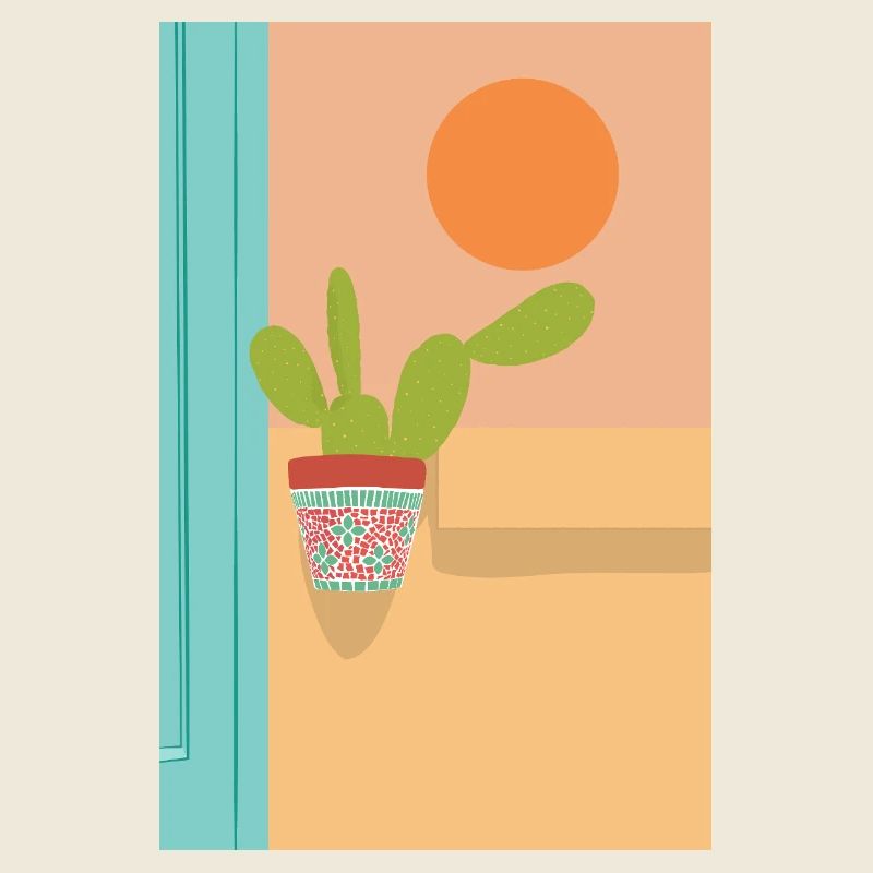 Boho Cactus Opuntia Malaga