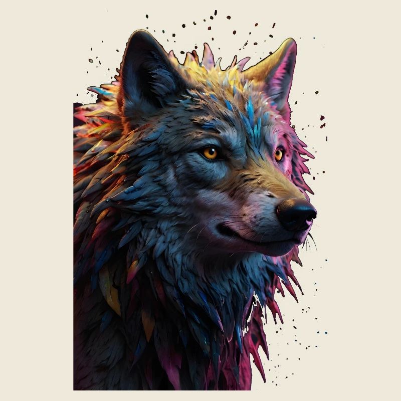 Wolf Wolf Head Predator Gift