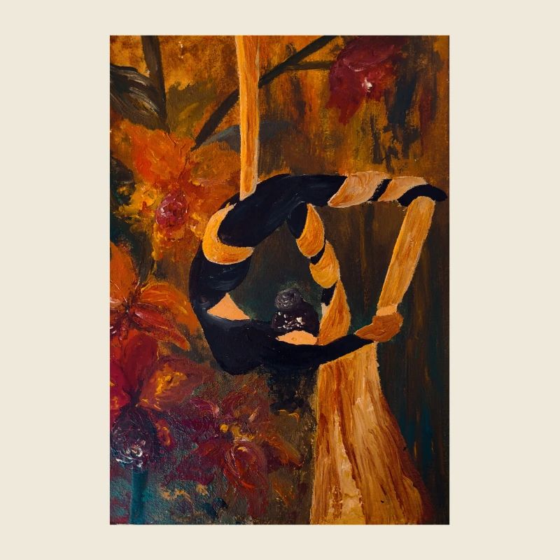 Aerial Silks Scorpion Difussed Nature