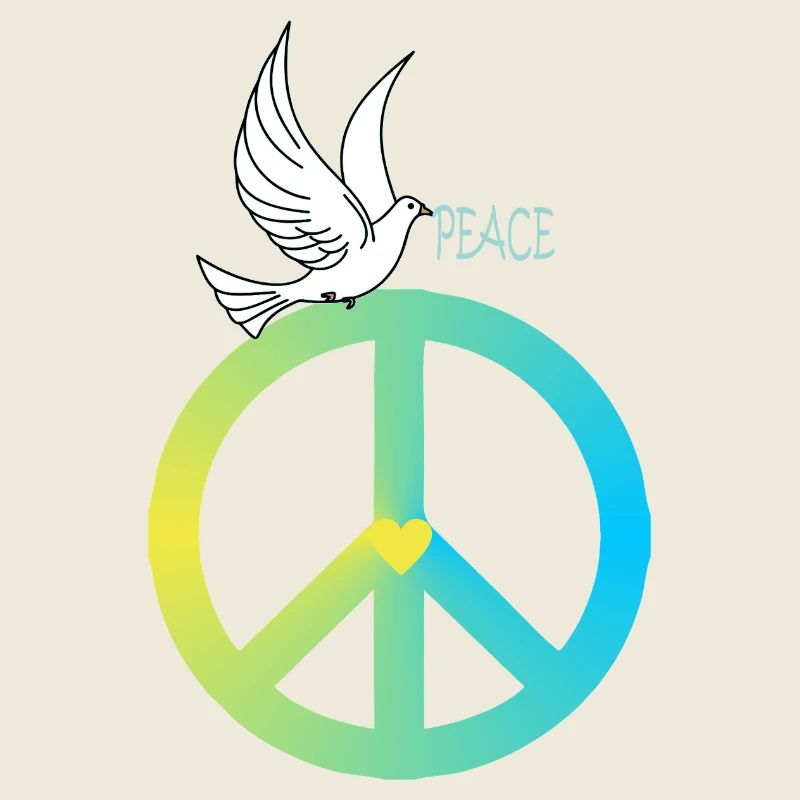 Peacezeichen Friedenstaube
