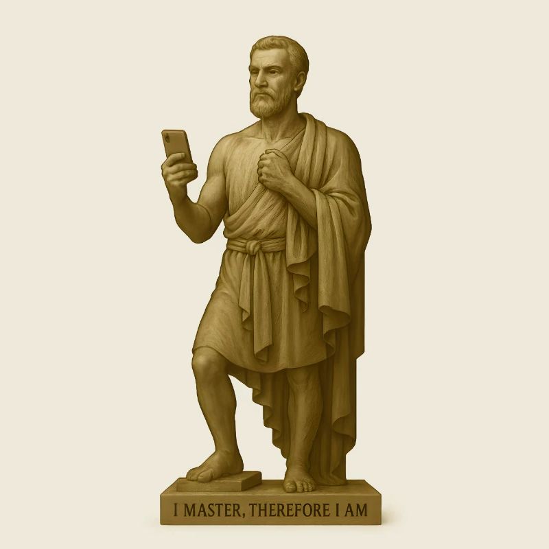 Philosophical Master in Wooden Style