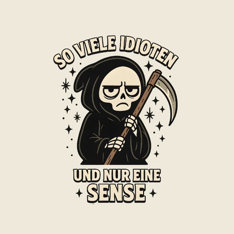 So viele Idioten und nur eine Sense Sarkasmus
