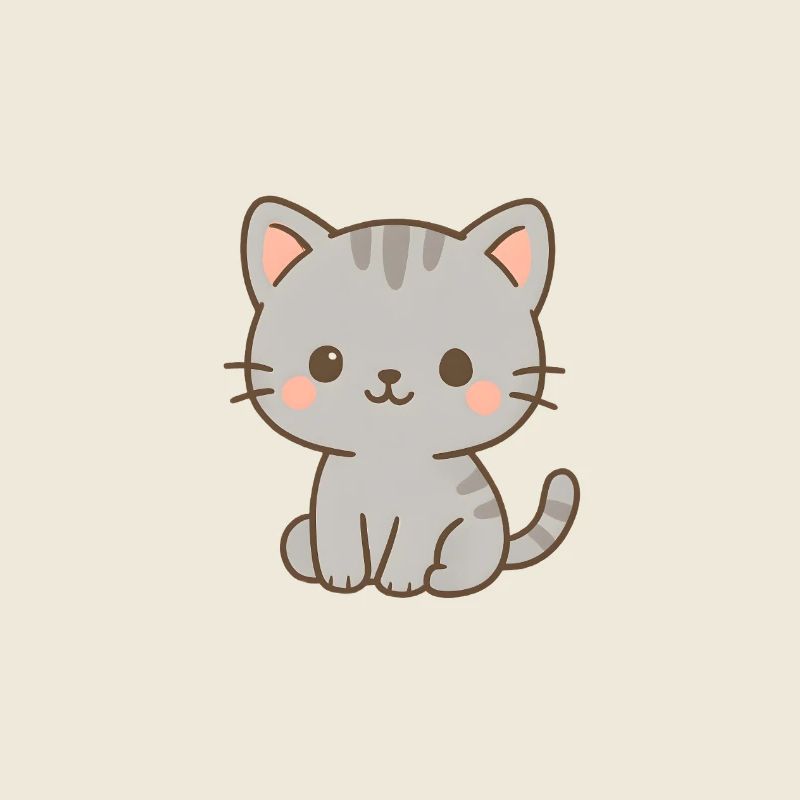 Conception de motif électrique de chat mignon