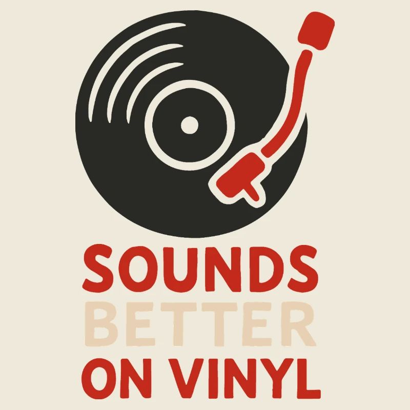 Sonne mieux sur les mélomanes de disques vinyles
