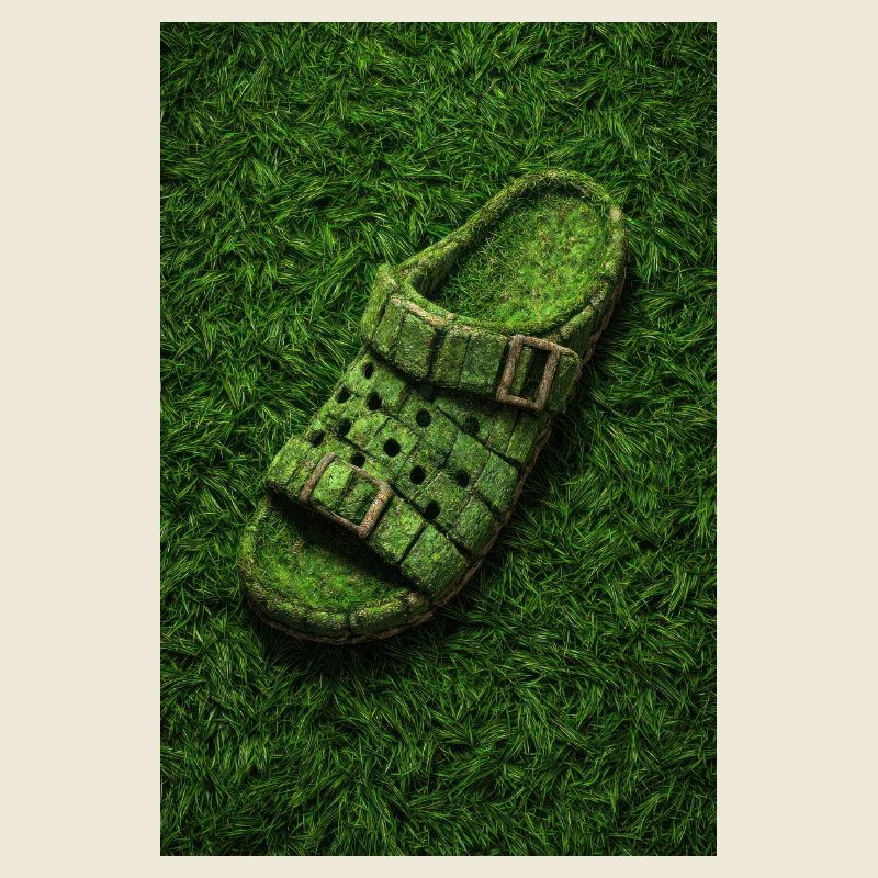 Conception de sandales Eco Grass