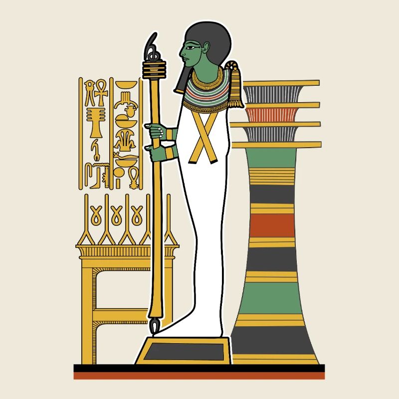 PTAH Gott der Schöpfer und die Handwerker.