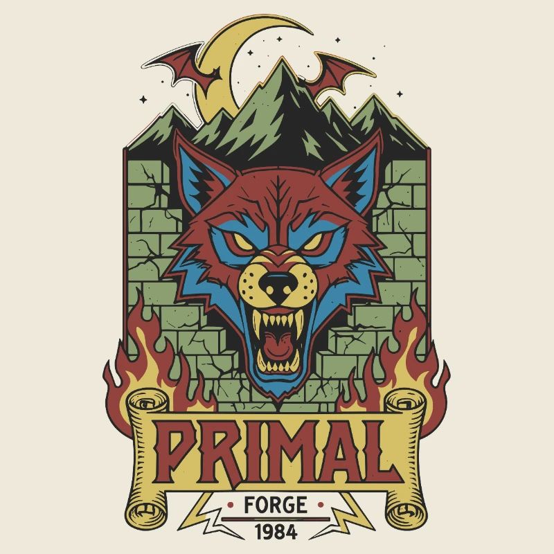 Primal Wolf Forge 1984