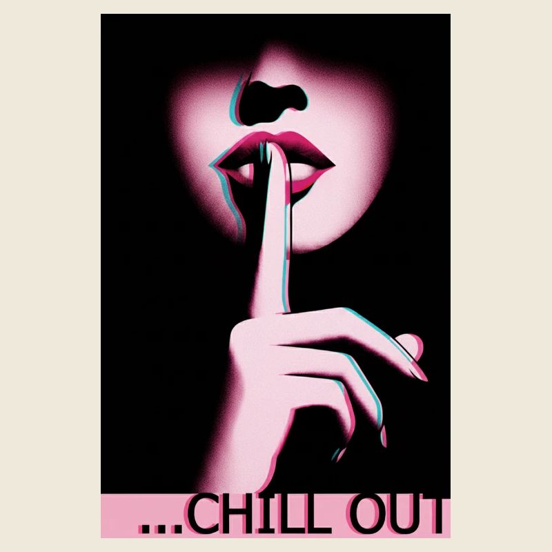 Shhh Chillout Lippenbild