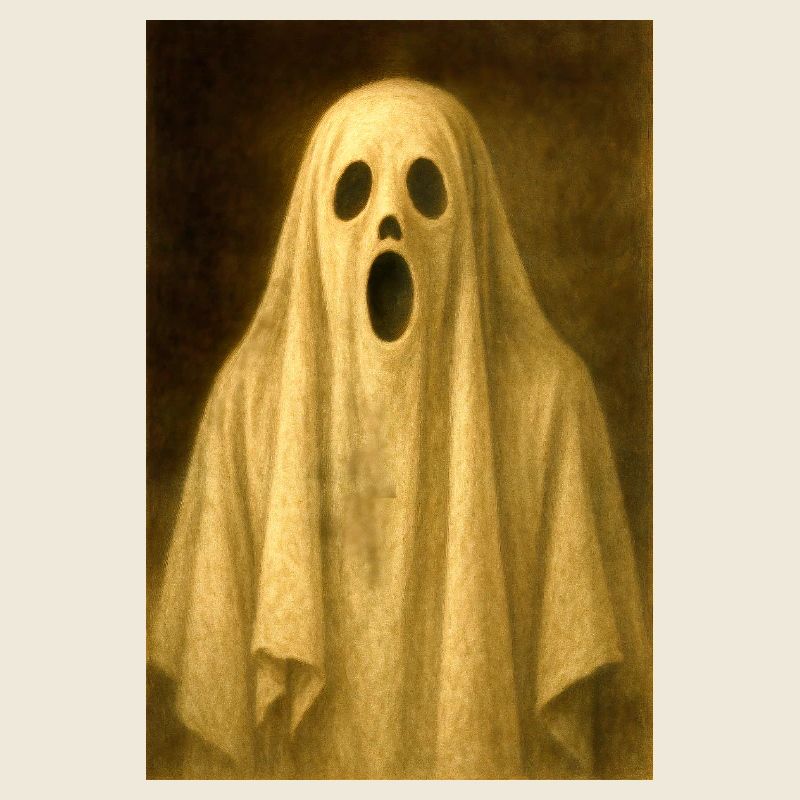 Ghost in sheets, Halloween