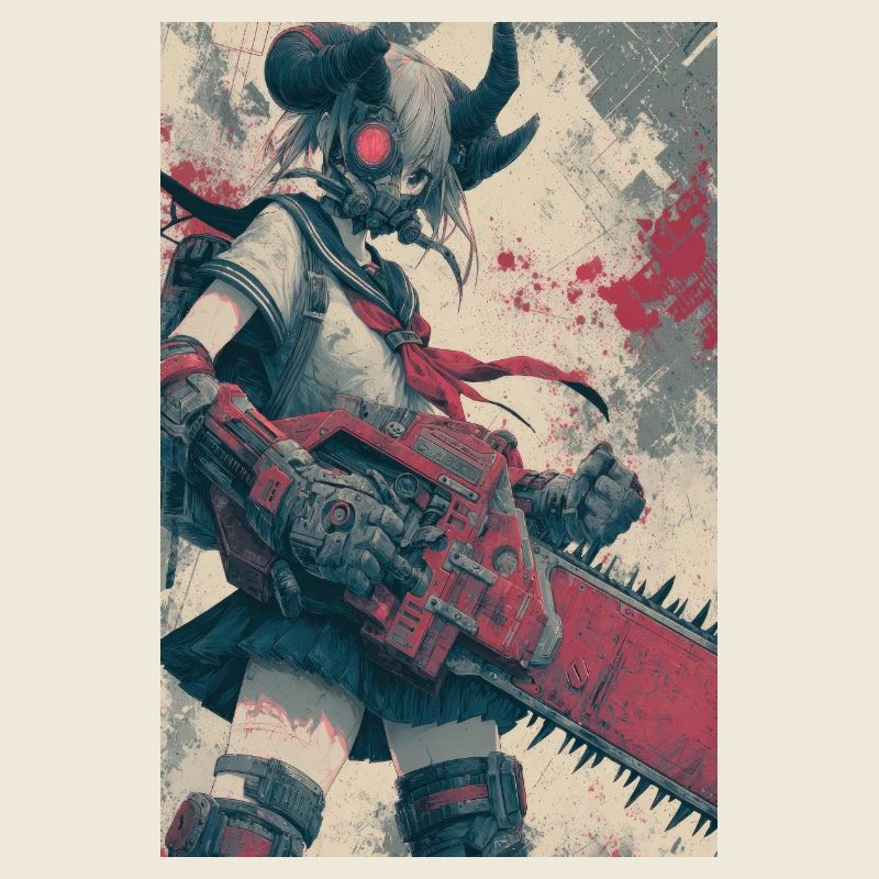 Crimson Chainsaw Hunter