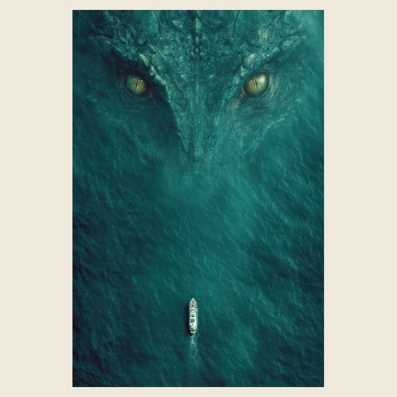 Monstre marin à flot