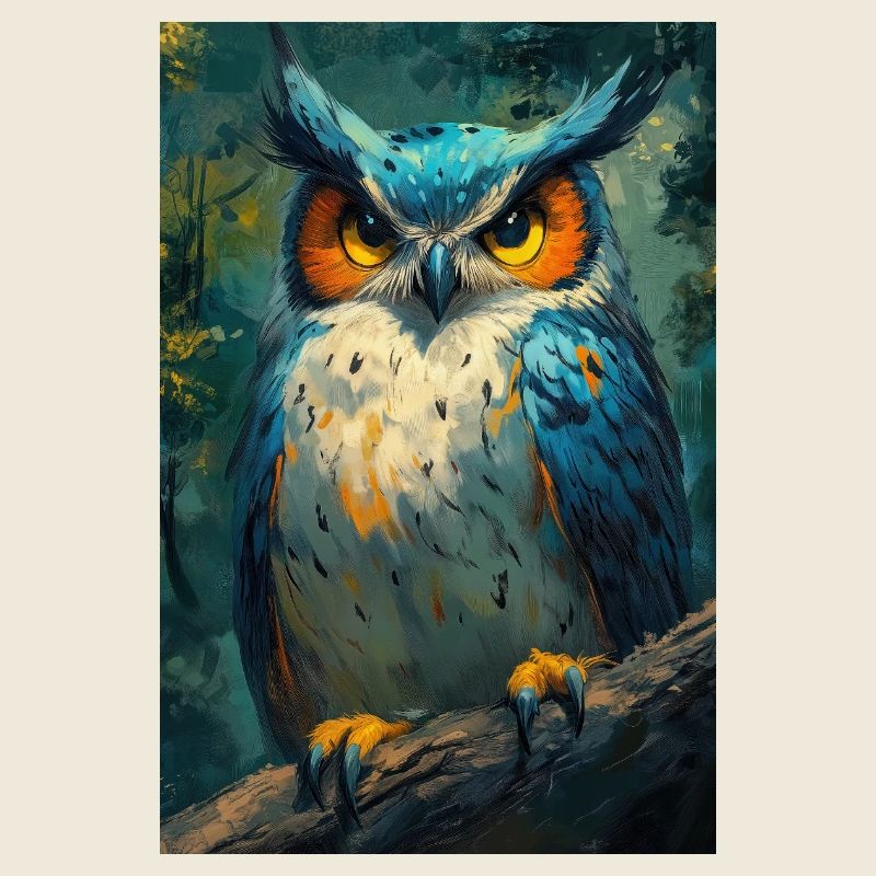 Illustration einer Eule