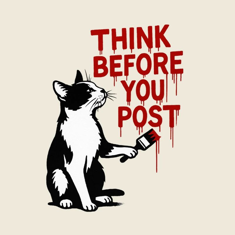 Denk nach bevor du postest Katze