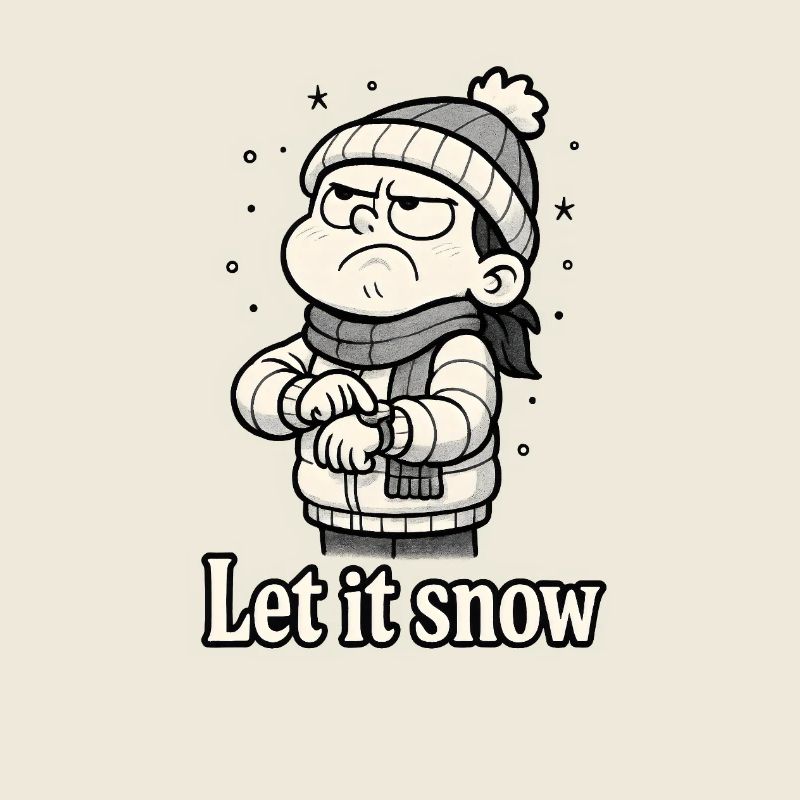 Weihnachten Let it Snow