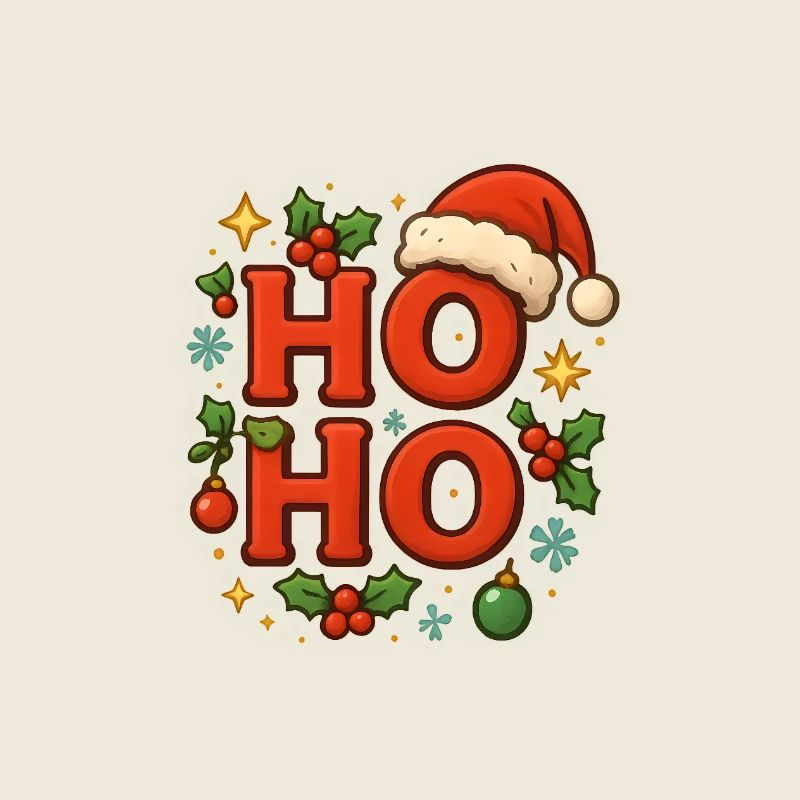 Salutations de Noël Ho Ho Ho