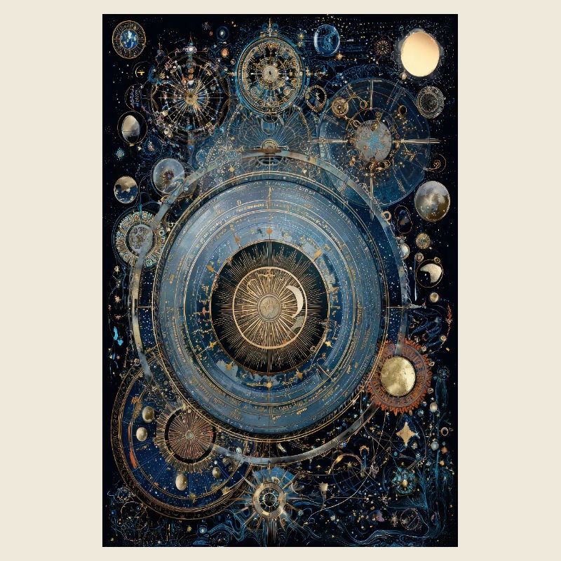 Cosmic Gearwork Clock Nebula