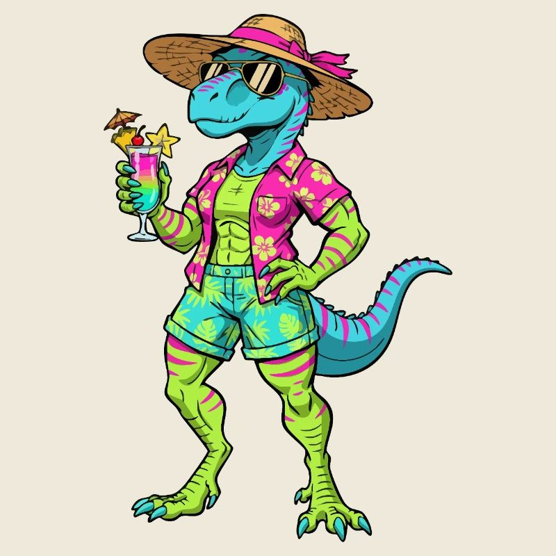Cocktail Dino Hawaïen
