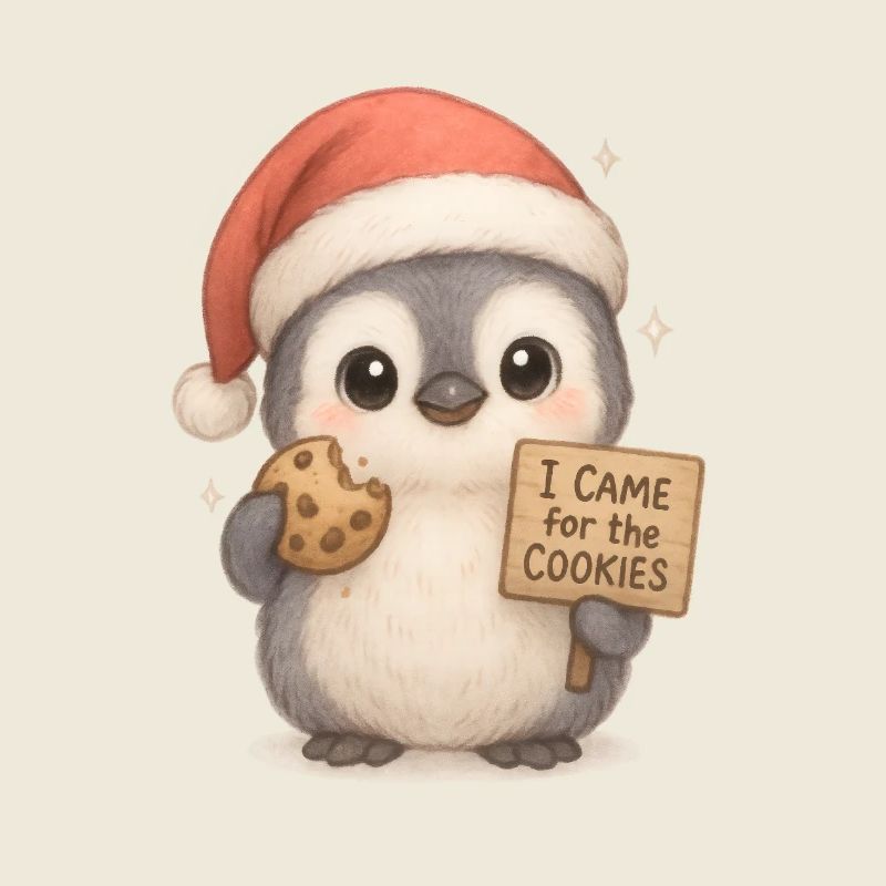 Biscuits de Noël Pingouins