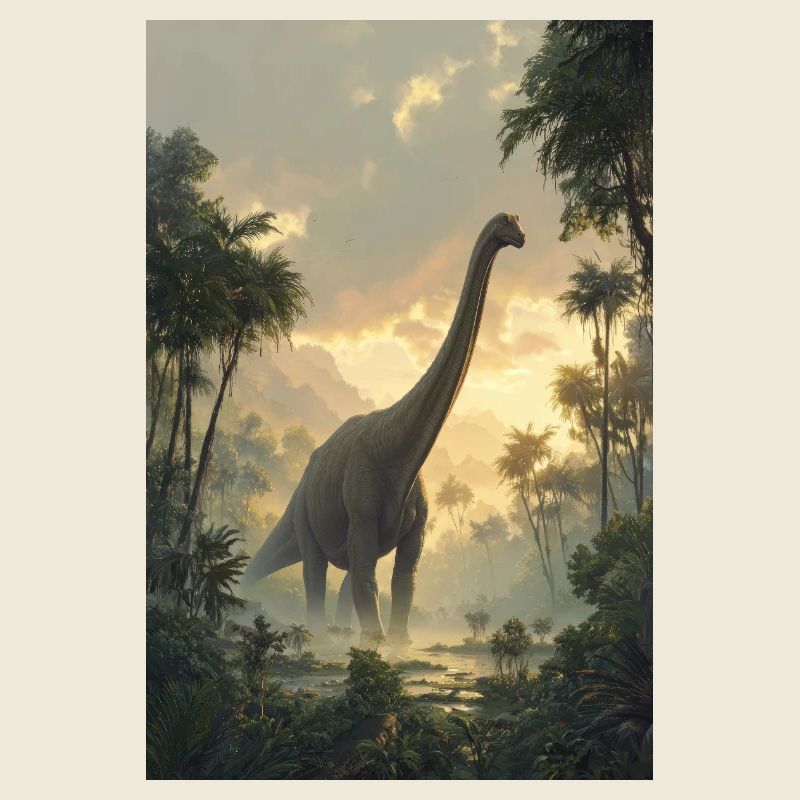 Dinosaur Dawn in Jungle