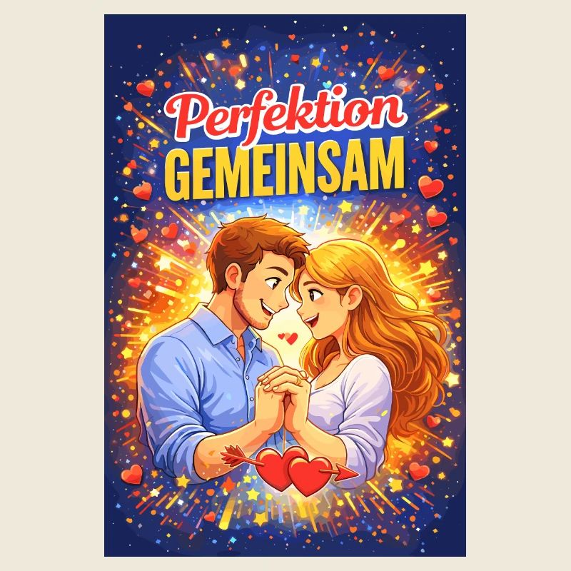 Perfektion Gemeinsam Pärchenliebe