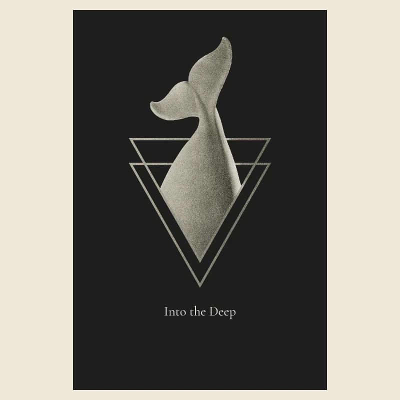Into the Deep – Wal Poster Minimal Art