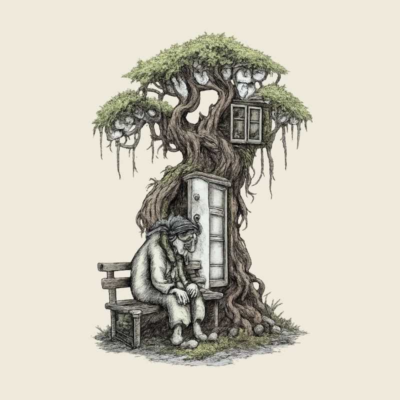 Wurzelhaus der Einsamkeit