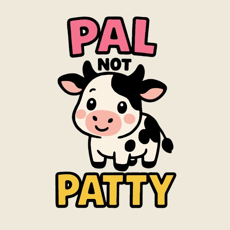 Ami pas Patty – Amitié de vache mignonne