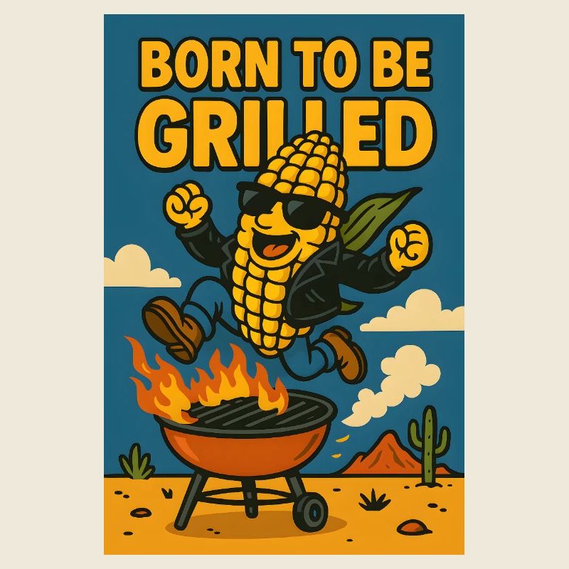 Né pour griller - né pour être grillé