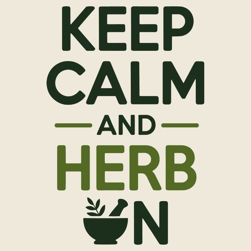 Naturopath Keep Calm And Herb On Professional 