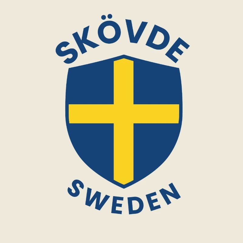 Imprimé de l’emblème du bouclier de Skövde