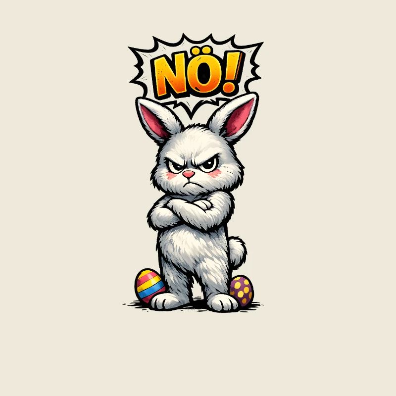 Regal de Pâques de la bande dessinée Bunny de Basse-Autriche