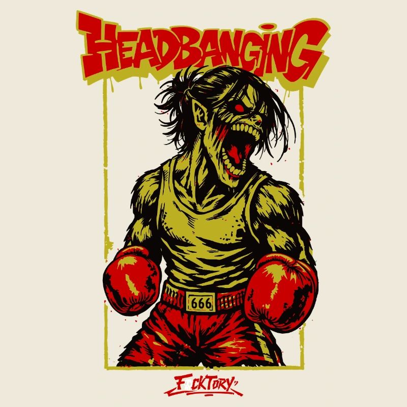 Zombie-Boxer Headbanging