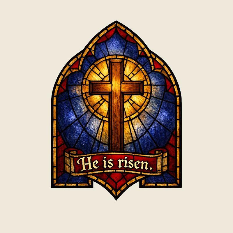 Il est ressuscité Jésus Vitraux de Résurrection