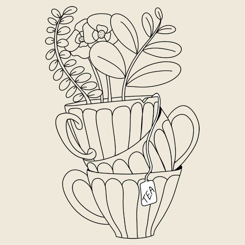 Minimalist Tea Label