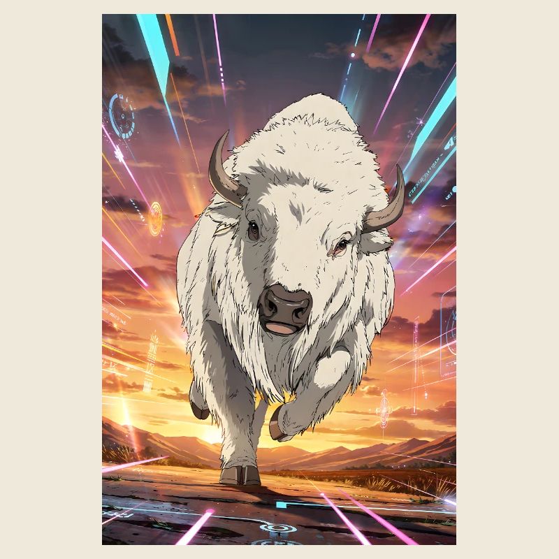 Bison-Neon-Lauf