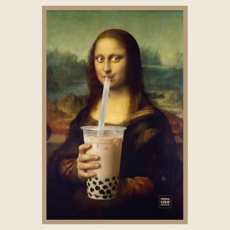 Mona Sip Bubble Tea Portrait