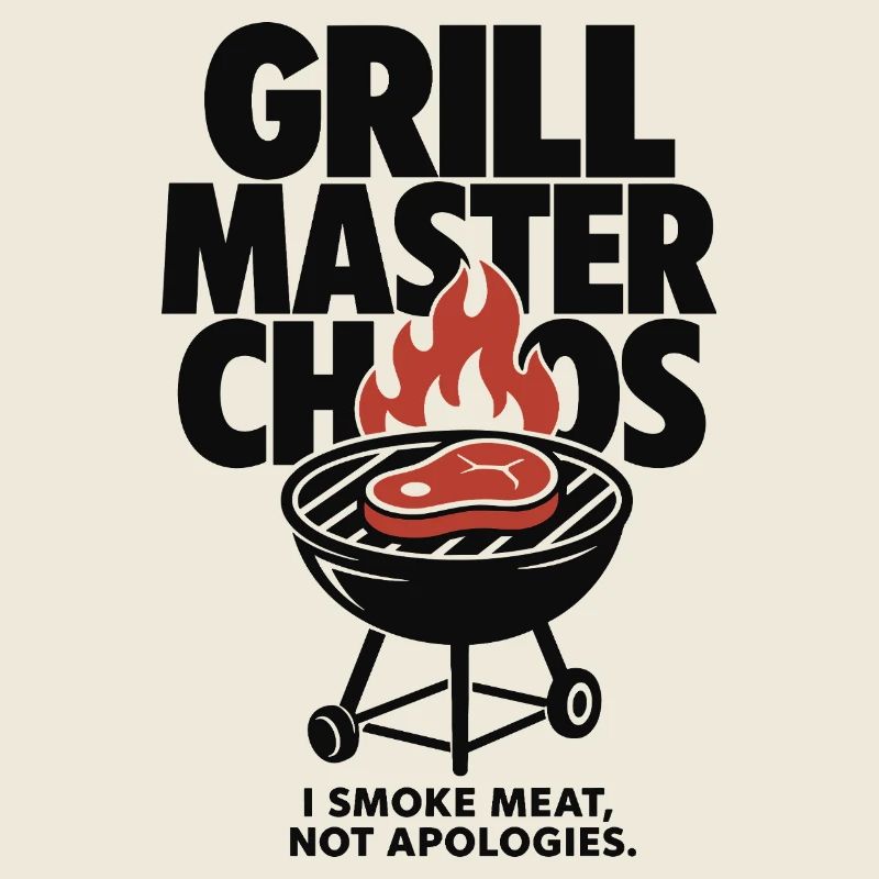 Grill Master Chaos BBQ Humour