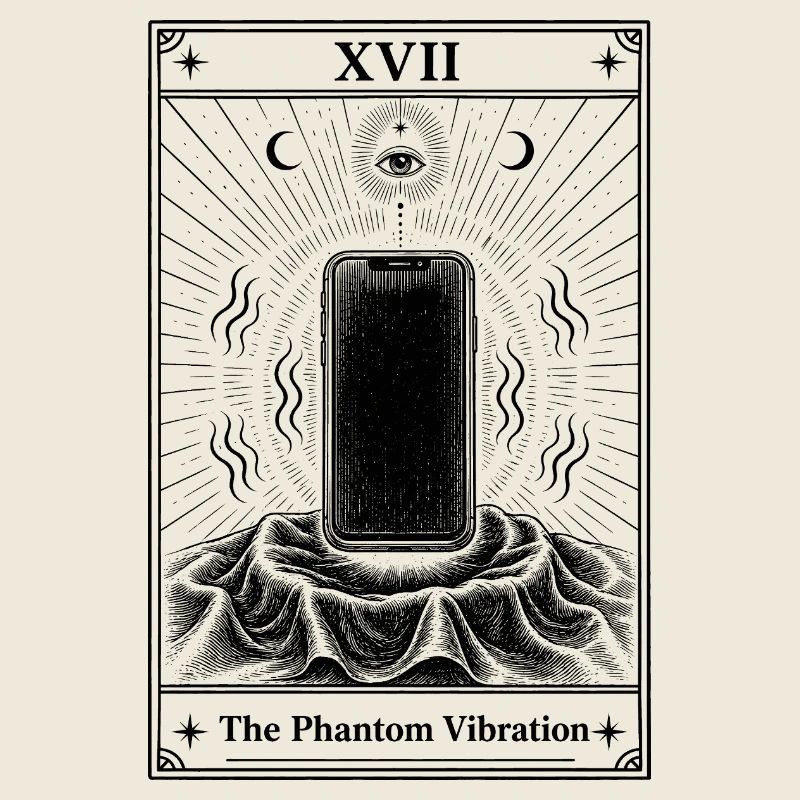 Phantom-Vibration | Tarotkarte Alltag