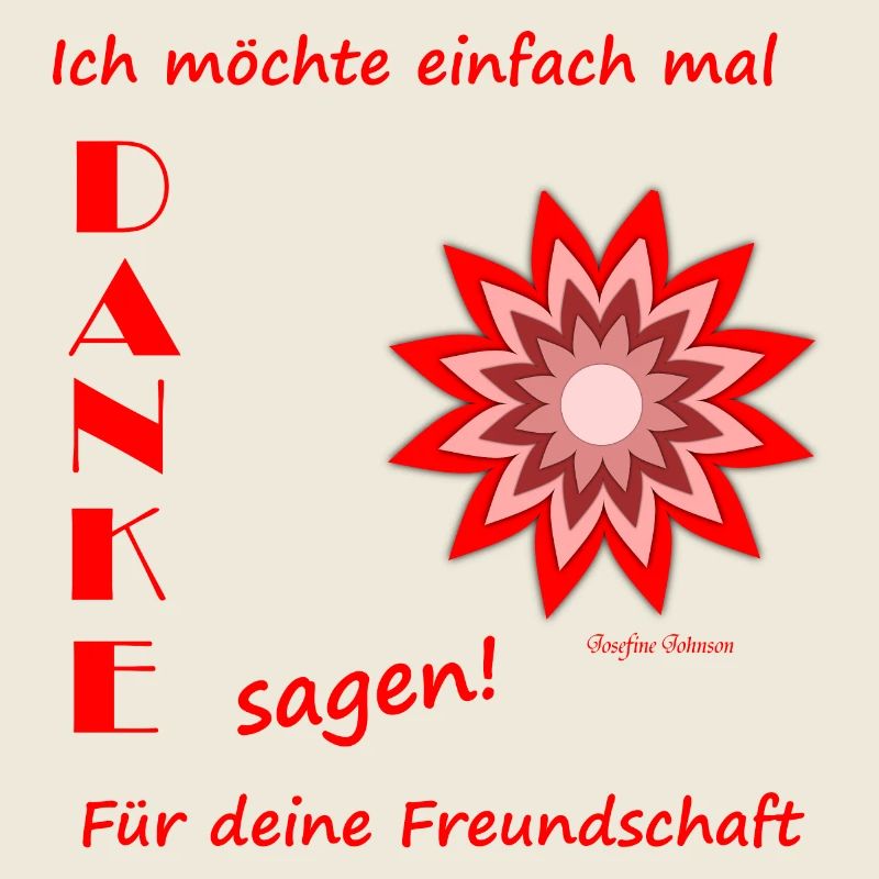 Danke für deine Freundschaft