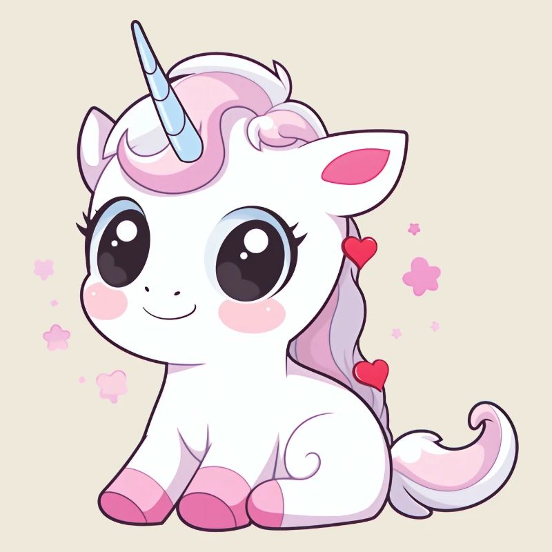 Licorne mignonne