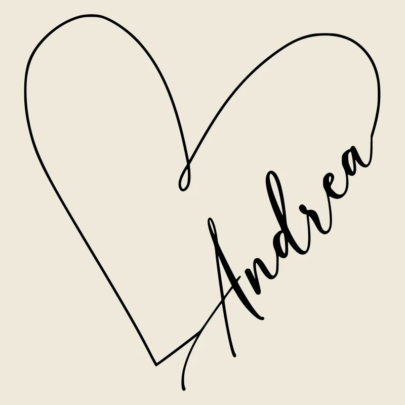 Andrea Name Herzlinie