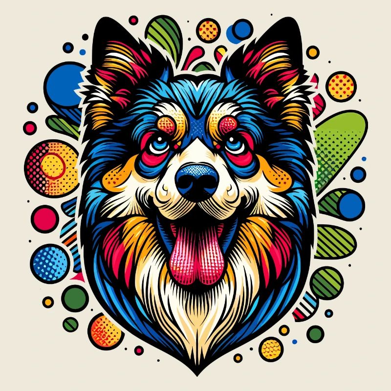 Amour de chien 7 Style Pop Art