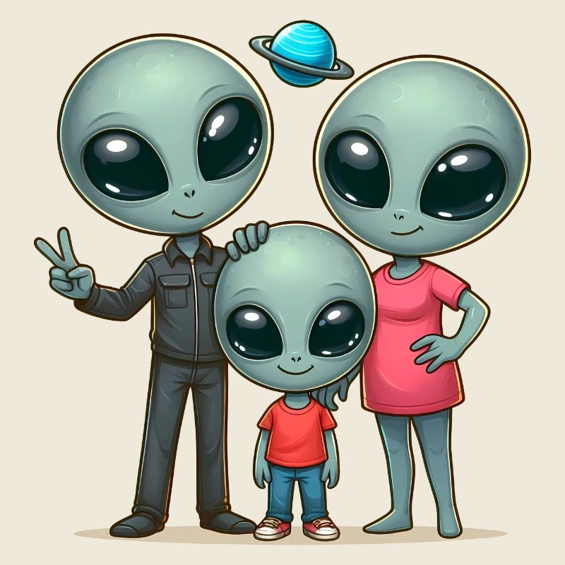 Famille extraterrestre