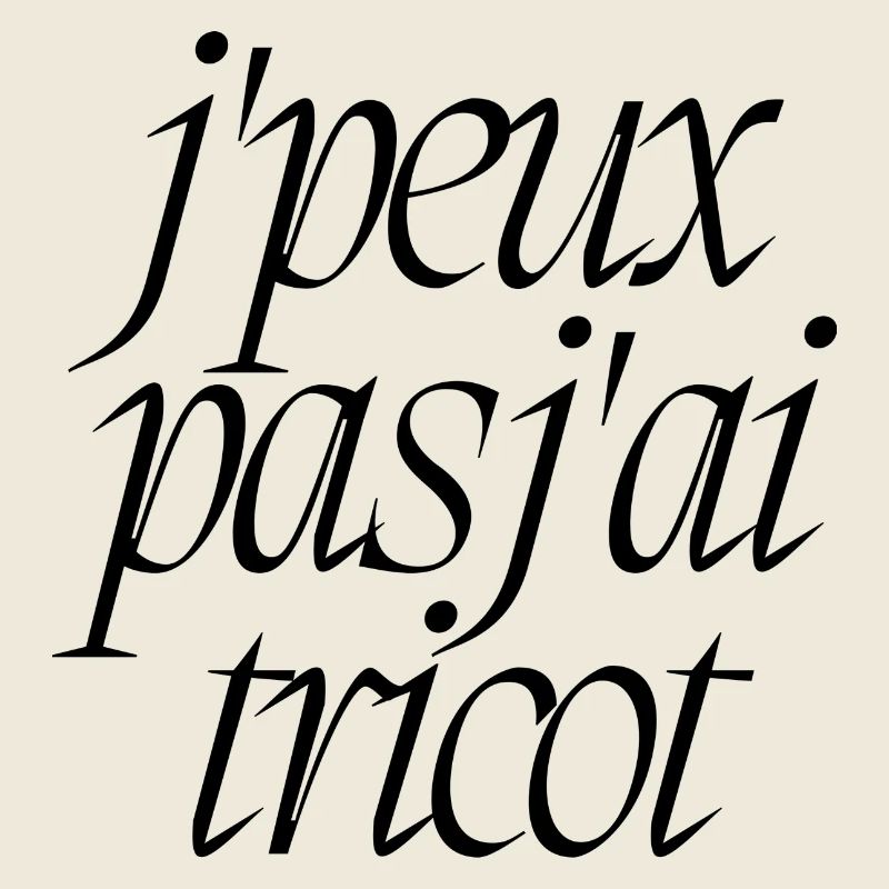 Ich kann nicht stricken