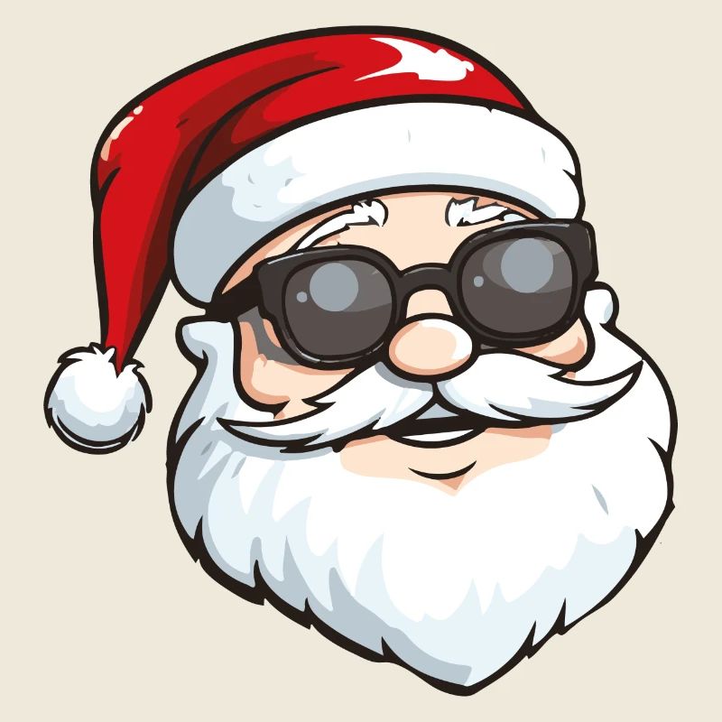 Weihnachtsmann sonnenbrille