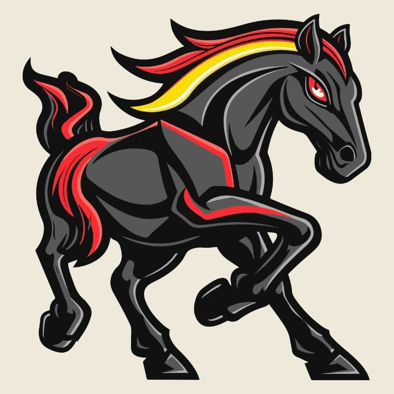 Bande dessinée de cheval