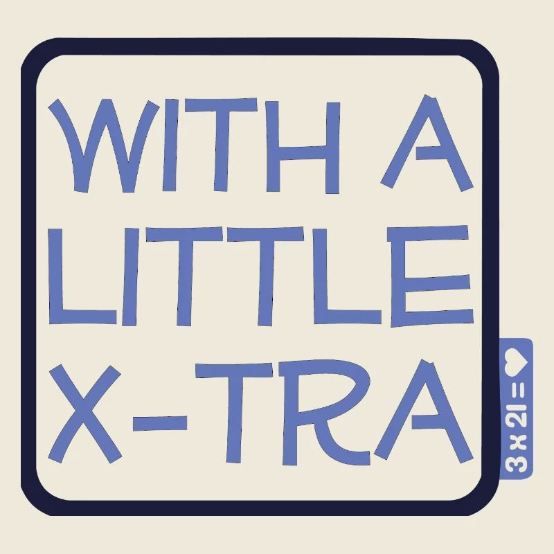 Down Syndrom - With a little X-Tra - blau