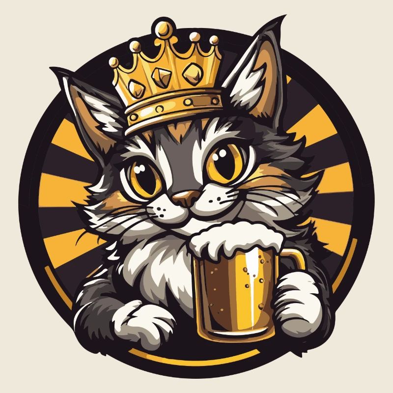 Bande dessinée sur la bière de chat