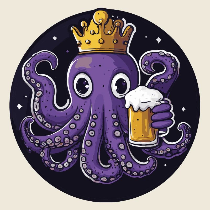 Oktopus Bier Comic